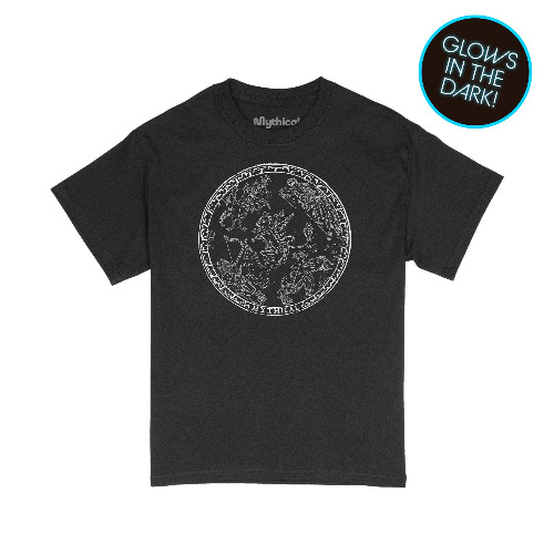 Mythical Constellations Glow-in-the-Dark Tee (Black) | SM