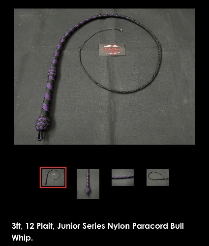 3ft Bull Whip (Alpha Whips)