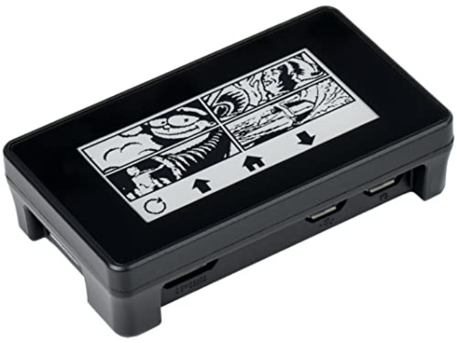 waveshare 2.13inch Touch e-Paper Display with ABS Case for Raspberry Pi Zero 2 W/Raspberry Pi Zero/Pi Zero W/Pi Zero WH, 250x122 Pixels E-Ink, Paper-Like Effect Support Partial Refresh - 2.13" Touch e-Paper with Case