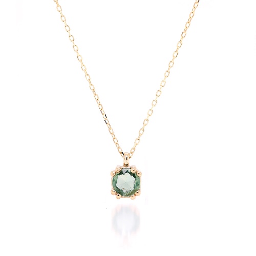 Venus necklace II | green sapphire | 