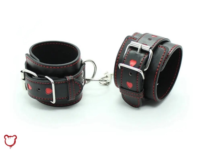 Leather BDSM Restraint Set - SM24-ankle cuff