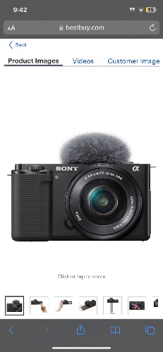 Sony - Alpha ZV-E10 Kit Mirrorless Vlog Camera with 16-50mm Lens - Black