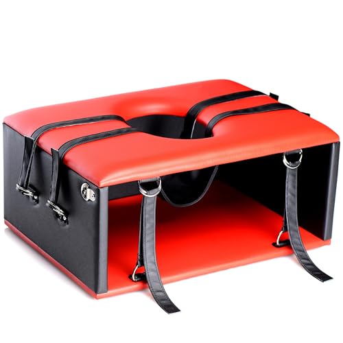 Master Series Queening Chair Sex Toy, 1 Count, Faux Leather - 27 x 20 Inch Seat