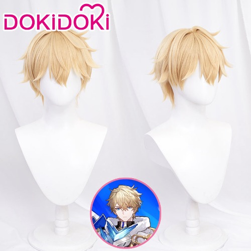 DokiDoki Game Honkai: Star Rail Cosplay Gepard Landau Wig Gold Short | Gepard-Order Processing Time Refer to Description Page