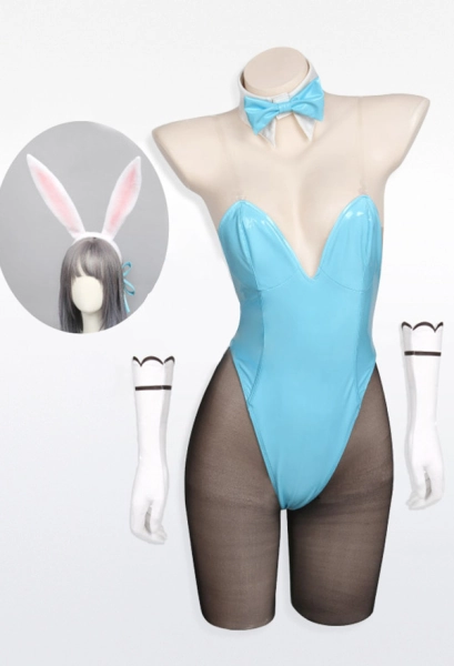 Blue Archive Asuna Ichinose Bunny Girl Uniform Set Cosplay Costume