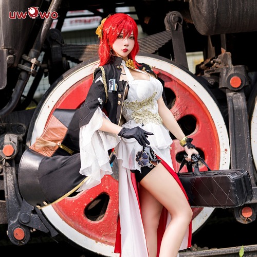 Uwowo Honkai Star Rail Himeko Starward Explorer HSR Dress Cosplay Costume | 【Pre-sale】XL