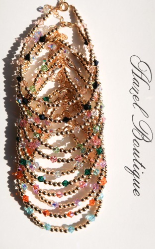 14k Gold-Filled Crystal By The Yard | Light Green
