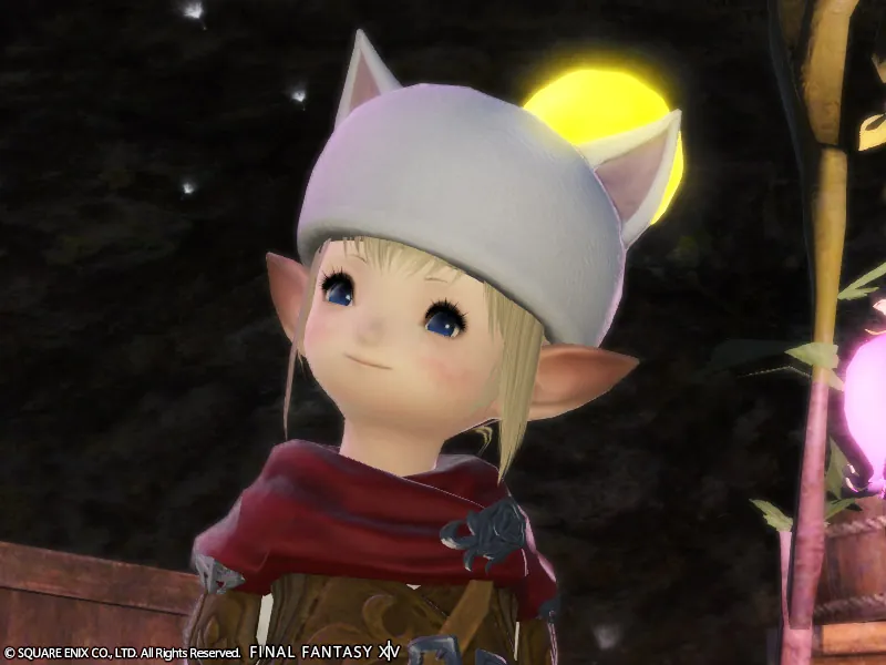 Yellow-pommed Moogle Cap | FINAL FANTASY XIV Online Store