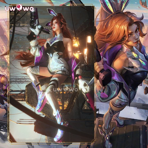 Uwowo Collab Series: League of Legends/LOL Battle Bunny Miss Fortune Cosplay Costume - 【Pre-sale】S