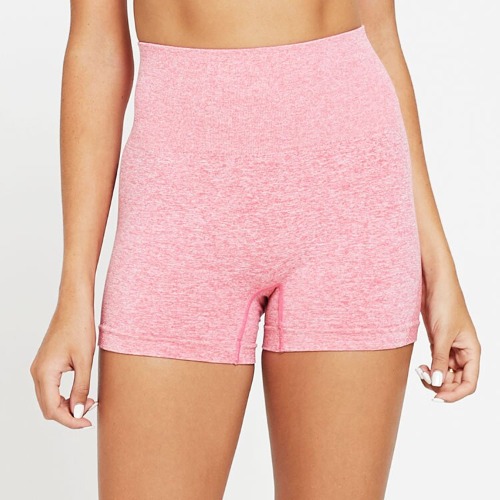 High Rise Seamless Shorts - Pink / S