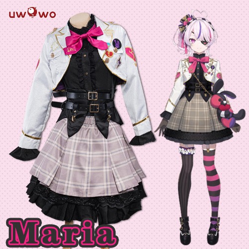 【Clearance】【In Stock】Uwowo VTuber NIJISANJI Cosplay Maria Marionette Cosplay Lolita Dress Maria Costume - M