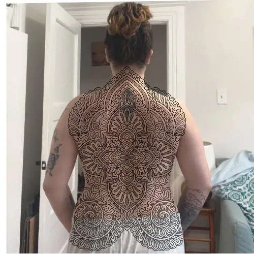 Back Tattoo Session