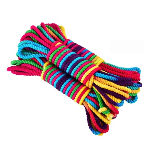 Pride Rainbow Shibari Rope for Creative and Vibrant Playtime - Rainbow