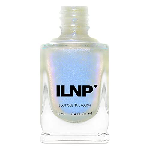 ILNP Abyss - Glowing Blue, Deep Purple Iridescent Topper Nail Polish - Abyss - 0.4 Fl Oz (Pack of 1)