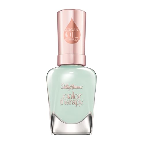 Sally Hansen Color Therapy® - Nail Polish - Bliss Collection, Cool As A Cucumber - 0.5 fl oz - Cool As A Cucumber - 3.45 Fl Oz (Pack of 1)