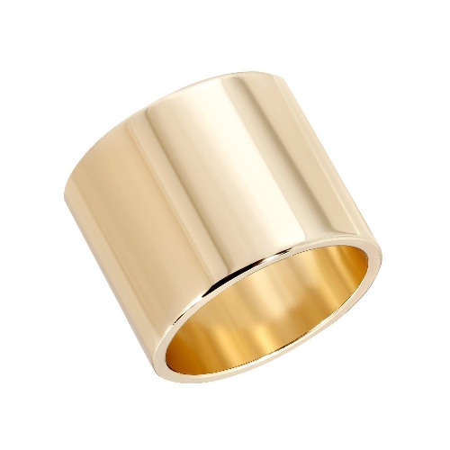 Thick Flat Ring - Gold / 6