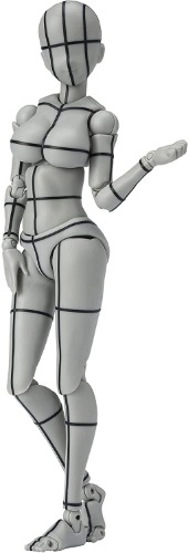 S.H.Figuarts - Body-chan - Yabuki Kentarou, Wireframe, Gray Color Ver. (Bandai Spirits) - Brand New