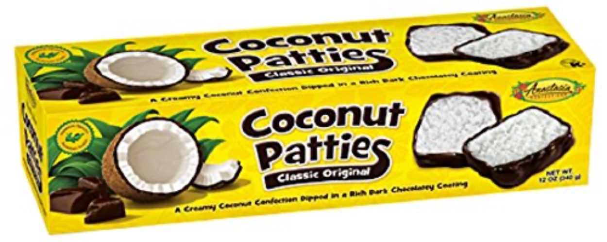 Anastasia Confections Coconut Patties, Original, 12-ounce - 12 Ounce (Pack of 1)