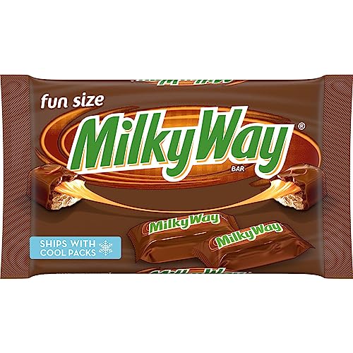 MILKY WAY Fun Size Milk Chocolate Candy Bars, 10.65 oz Bag - Milk Chocolate - 10.65 Ounce (Pack of 1)