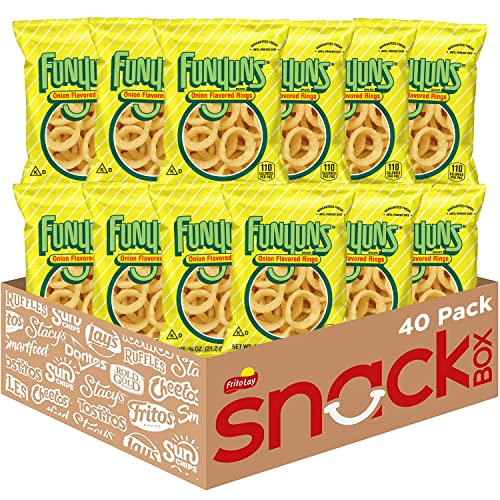 Funyuns Onion Flavored Rings, .75 Ounce (Pack of 40) - 40ct Original