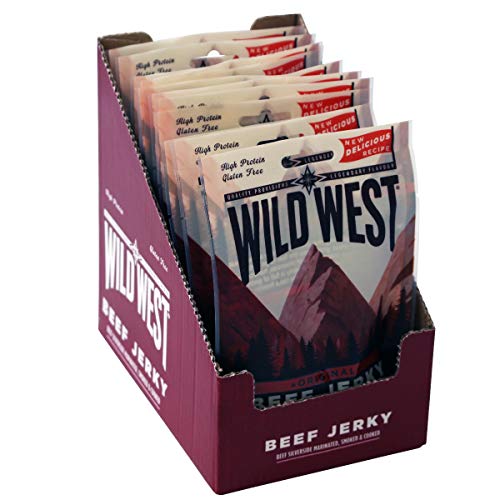 Wild West Original Beef Jerky, 35 g, pack of 12 - Original - 35 g (Pack of 12)