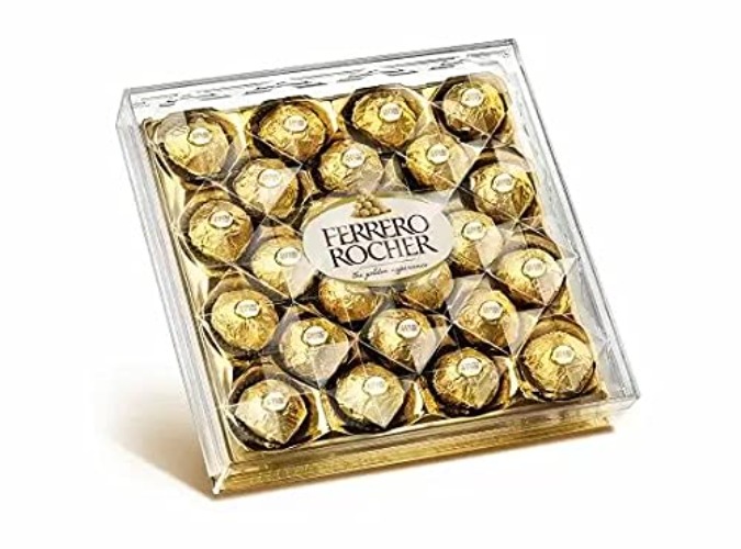 Ferrero Rocher Diamond T24 - Chocolate - 1 Count (Pack of 1)