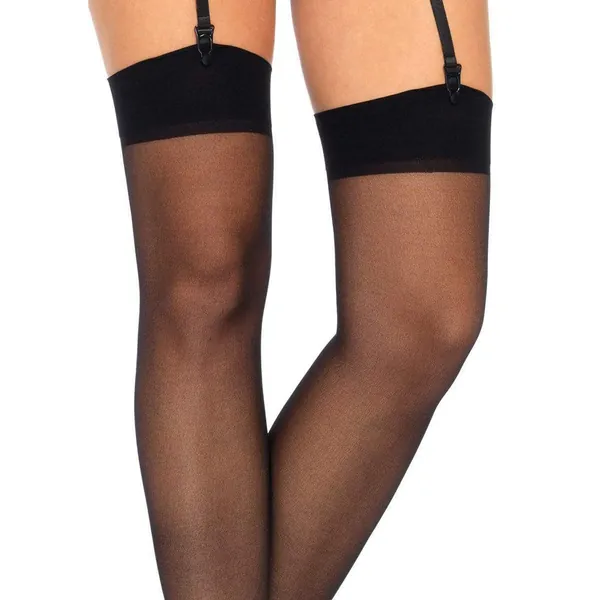 Dex Sheer Stockings - Black