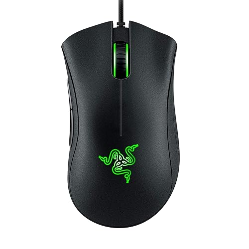 Razer DeathAdder Essential (2021) - Mouse da Gioco Cablato con Sensore Ottico da 6400 DPI (Sensore Ottico da 6400 DPI, 5 Pulsanti Programmabili, Fattore di Forma Ergonomico) Nero - Essential (2021) - Nero
