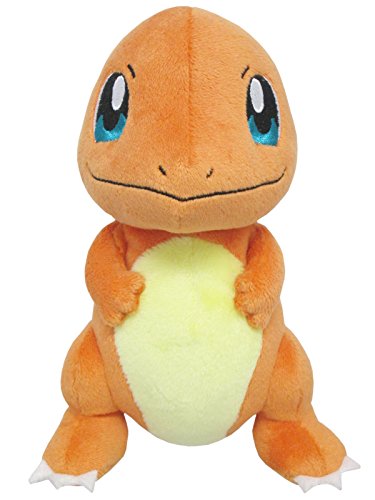 Sanei Pokemon All Star Series PP18 Charmander Stuffed Plush, 6.5"