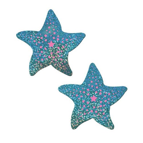 Star Nipple Pasties - Seafoam Starfish