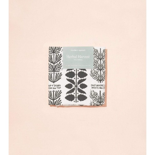 Herbal Harvest Tea Towel