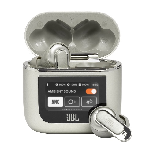 JBL Tour Pro 2 True Wireless Adaptive Noise Cancelling Earphones with Smart Case - Champagne