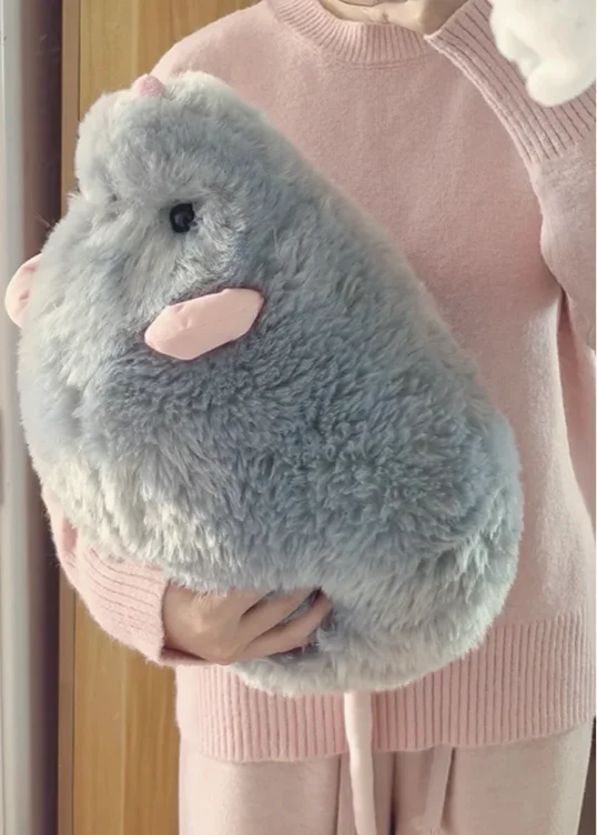 Realistic mouse doll🐭 | 🩶 grey