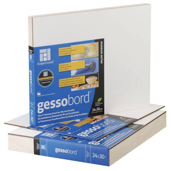 Ampersand Gesso Boards | 3.1mm / 12x16’' (305x406mm)