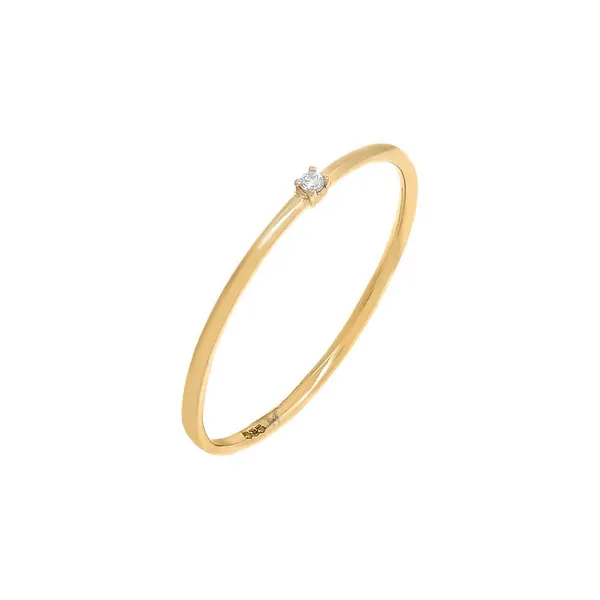 Itty Bitty Thin Diamond Ring 14K