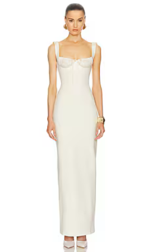 Helsa The Yasmin Dress in Baby Yellow from Revolve.com