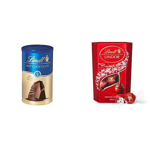 Lindt Hot Chocolate & Lindor Milk Chocolate Truffles Box