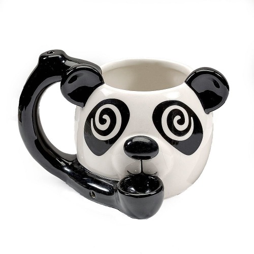 Premium Roast & Toast Ceramic Mug W/ Pipe - Panda | Default Title