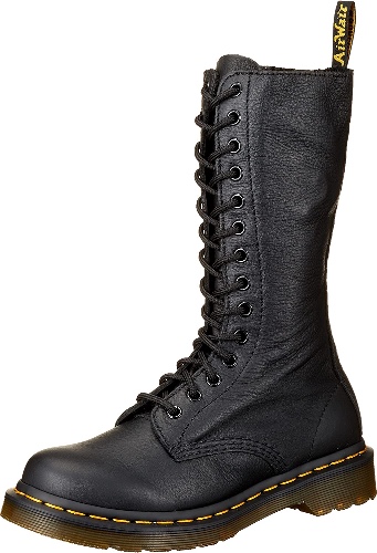 Dr. Martens, Women’s 1B99 14-Eye Lace Up Leather Boot - 7 Black