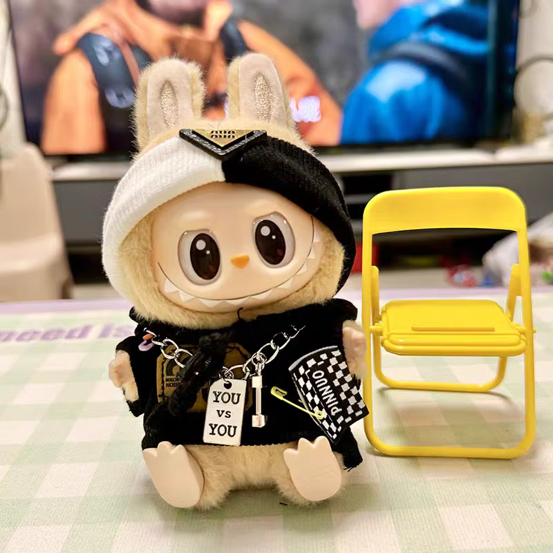 Labubu Cool Trendwear Stili multipli Vestiti Regalo per il vestito Labubu della mini bambola di peluche Labubu da 17 cm - AliExpress 26