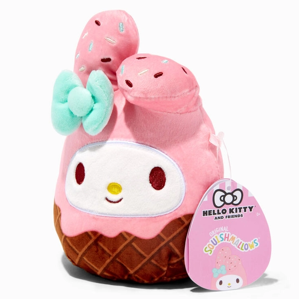 Jouet en peluche 13 cm My Melody Squishmallows™ Hello Kitty® et ses amis