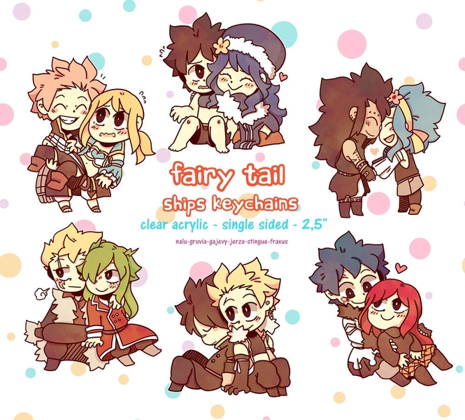 Porte-clés Couples Fairy Tail