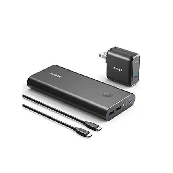 
                            Anker PowerCore+ 26800mAh PD 45W with 60W PD Charger, Power Delivery Portable Charger Bundle for USB C MacBook Air/Pro/Dell XPS, iPad Pro 2018, iPhone 12 / Mini / 11/ Pro/XS Max/X / 8, and More
                        