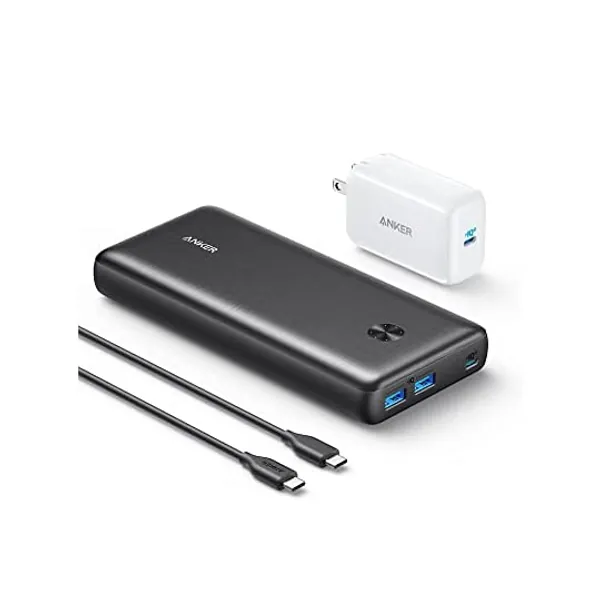 
                            Anker Portable Charger, 737 Power Bank (PowerCore III Elite 26K) Combo with 65W PD Wall Charger, Power IQ 3.0 Battery Pack for MacBook Pro/Dell XPS, Microsoft Surface, iPad Pro, iPhone 13, and More
                        