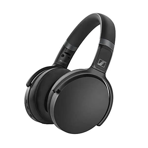 
                            SENNHEISER HD 450BT Bluetooth 5.0 Wireless Headphone with Active Noise Cancellation - 30-Hour Battery Life, USB-C Fast Charging, Virtual Assistant Button, Foldable - Black
                        