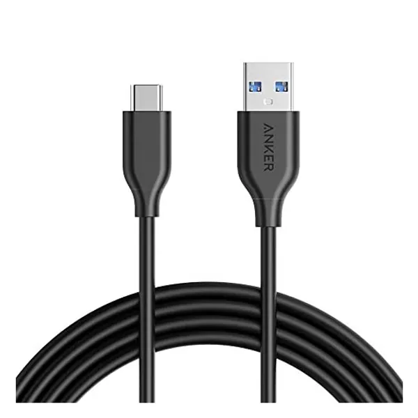 
                            Anker USB C Cable, Powerline USB 3.0 to USB C Charger Cable (6ft) with 56k Ohm Pull-up Resistor for Samsung Galaxy Note 8, S8, S8+, S9, Oculus Quest, Sony XZ, LG V20 G5 G6, HTC 10 and More
                        