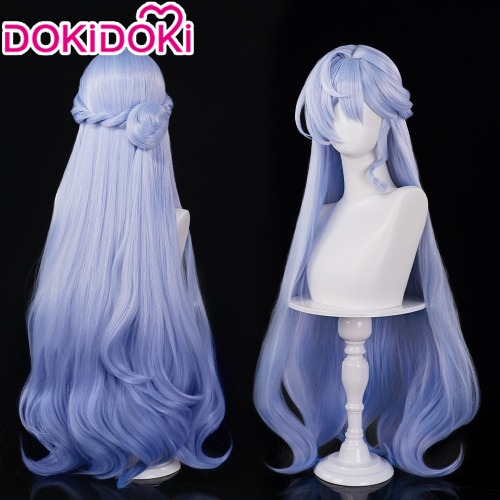 DokiDoki Game Honkai: Star Rail Cosplay Robin Wig Long Curly Purple Hair | Wig Only-Order Processing Time Refer to Description Page