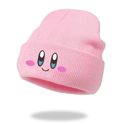 Cartoon Hand Washable Cute Adult Size Smiling Knitted Beanie