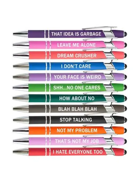 12 Pieces Funny Pens