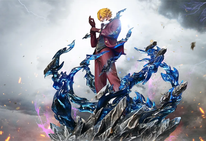 T-H studio - One Piece Blue Flame Sanji - orzGK